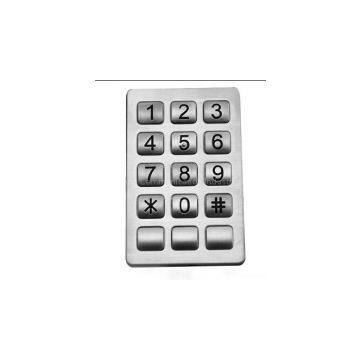 Vandal Proof stainless steel keypads for payphone