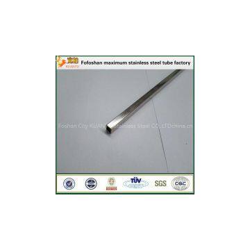 DN 304 hollow rectangular stainless steel tube of very small diameter