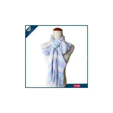 China Chip Poly Print Scarf