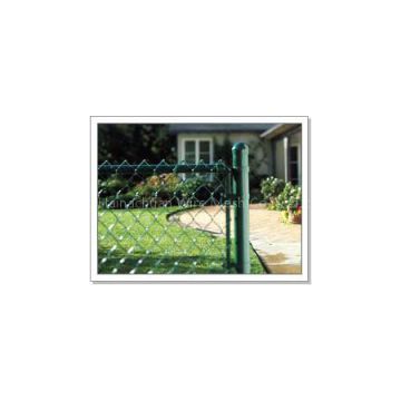 Galvanized chain link diamond shpe mesh fence