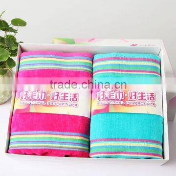 cotton towel in gift box