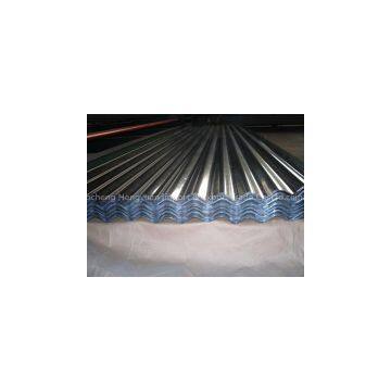 Galvanized corrugated plate