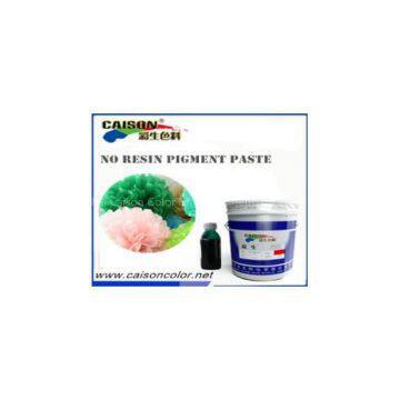 aqueous pigment dispersion for tinting liquid pigment color paste， Green water based pigment paste