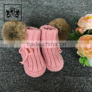 Wholesale Cute Handmade Baby Won Shoes Toddler Booties Crochet Pattern