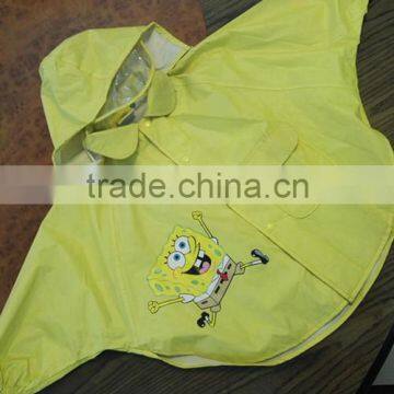 Boys Girl Baby Children Kids Raincoat Rain Coat Suit Cape Rainwear Poncho Hooded
