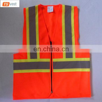 Colored High Visibility Cheap Polyester Security Vest