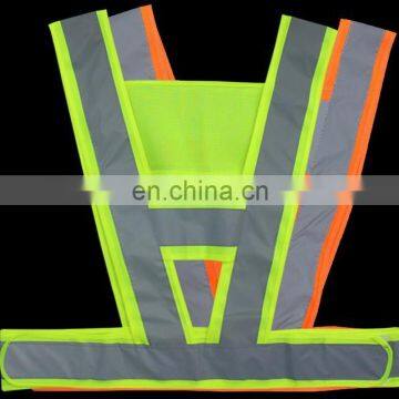 100%polyester knitting safety vest belt for building worker