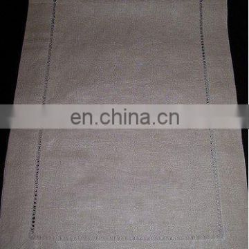 table runner with hemstitch