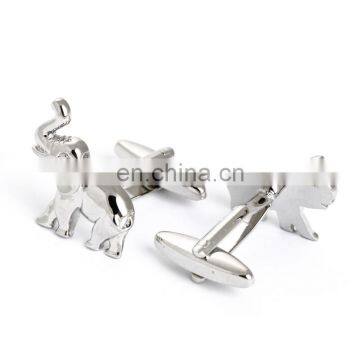 Chinese Manufacturer Silver Elephant Men Shirt Cufflink High Quality photo-3