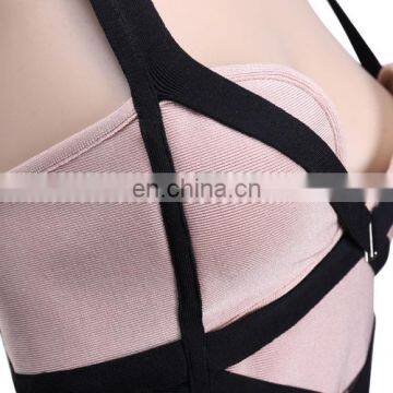 2014 Sexy Fitting Bandage Dress Spaghetti Strap Celebrity Kim Kardashian Dress photo-4
