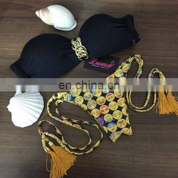 whole sale QQ facial expression summer bikini newly fashion bikini