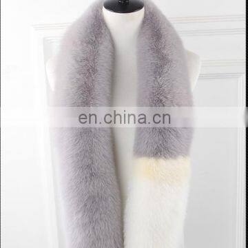 New Fashion Fox Fur Stole Genuine Fox Fur Shawl Fur Cape For Girl photo-3