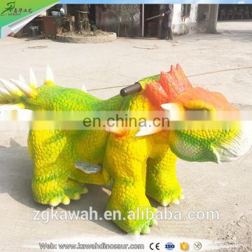 Kawah Rubber Material Animal Scooter Outdoor Attractive Coin Operated Dinosaur Rides For Sale