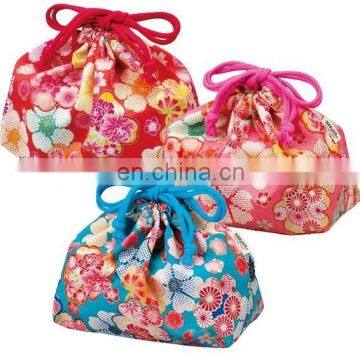 wholesale japan gilding sakura printed lunch bag custom size gift bag