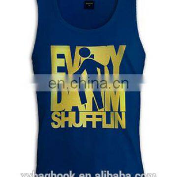 Cotton Printed Custom Promotional Vest Sport Shirt Design