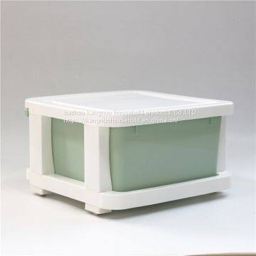 4 DRAWER PINK TOWER UNIT PLASTIC STORAGE DRAWERS STORAGE ORGANIZER photo-5