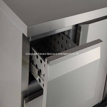 Under Counter Refrigerated Bench 2 Door 2 Drawers FMX-BC291B
