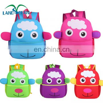 Cute sheep animal backpack bag plush toy animal backpack for children