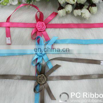 Decoration rose satin ribbon bow