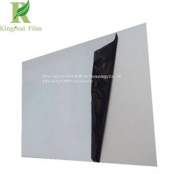 Black and White Self Adhesive Stainless Steel Protective Film