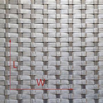 XY-0107 Aluminum Flat Woven Metal for Fire-proof Ceiling photo-2