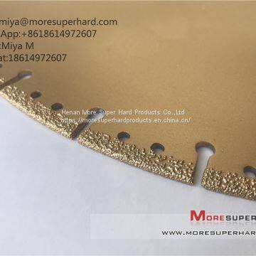 Vacuum Brazed Diamond Saw Blades for Cutting Marble Etc. Miya@moresuperhard.com photo-2