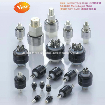 contact mercury slip ring rotary joint rotating electrical connectors