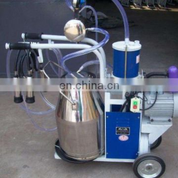 Piston type single cow portable milking machine