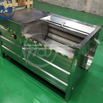 Automatic carrot skin remove washing machine  potato peeling machine