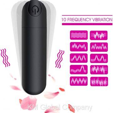 Vibrator Clitoris and G-Spot Nipple Stimulator Vibrate Massager Bullet Vibe Orgasm Vagina Dildo for Travel USB Rechargeable Portable Waterproof Vibrating Wand Adult Sex Toys (Black) photo-3