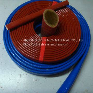 Silicone rubber fiberglass thermal resistant sleeve