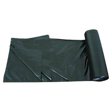 LDPE Black Star Seal Heavy Duty Plastic Garbage Bag/Trash Bag
