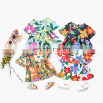 Girls' Dress Summer Baby Dress European and American Children's Clothes