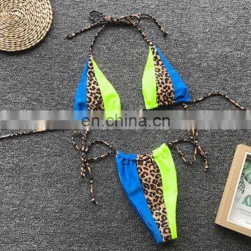 New Sexy Triangle Push Up Brazilian Bikini Set Tied String Bikinis Women Swimwear Swimsuit Bandage Bathing Suit Maillot De Bain