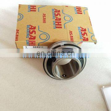 Wide Inner Ring Set Screw Locking SER 211 SER211 Asahi Ball Insert Bearing for Pillow Block Bearing P211 photo-3