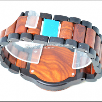 Wholesale Ebony Wooden Watch Wood Dial Quartz Brand Watches Christmas Gift photo-5