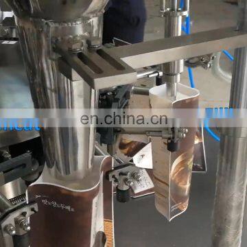 Automatic durable pouch filling packing machine for liquid powder or granule grain flow food snack chips tea sugar salt biscuit