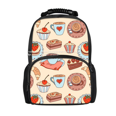 Cross-border Hot Products Student Backpack Large Capacity Manufacturers Direct Fashion Printed Schoolbags Customization for Girl photo-4