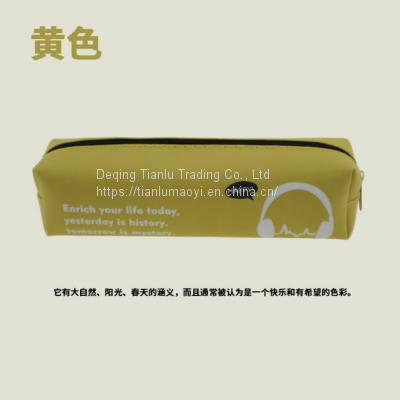 Cute Cartoon Large Capacity Pencil Case Creative Simple Pencil Case Learning Supplies Student Pencil Case photo-3