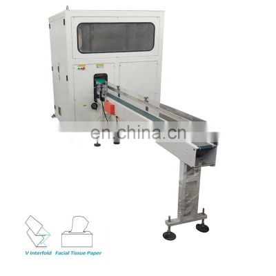 Automatic face tissue cutting machine