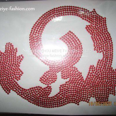 Heat transfer, Rhinestone transfer, Hot fix motif, transfer, Custom motif