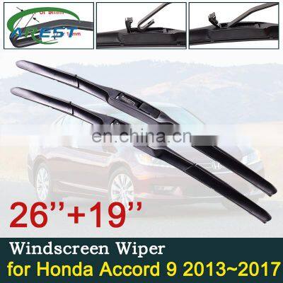 for Honda Accord 9 9.5 2013 2014 2015 2016 2017 IX Car Wiper Blades Front Window Windscreen Windshield Wipers Car Accessories