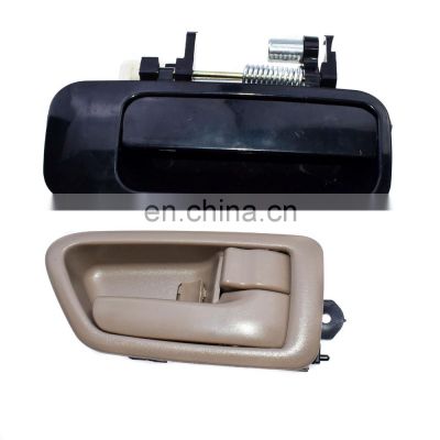 Free Shipping!For Toyota Camry 1997-01 Rear Right RR Black Outside Tan Inside Door Handle