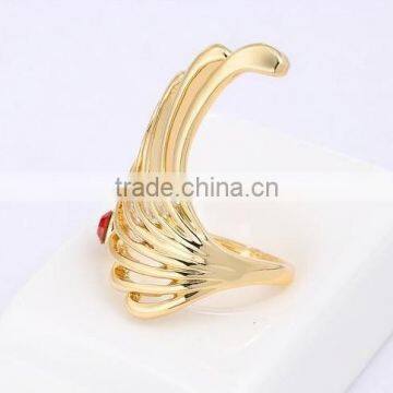 316L Stainless Steel Red Eye Wolf Head Mens Biker Ring Jewelry Size 8-14 photo-3