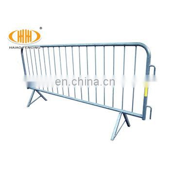 Wholesale cheap portable mobile safety traffic activity metal galvanized crowd control pedestrian barrier