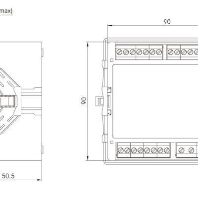 Sfere720B 96*96mm Digital Bidirectional 3 Phase ac Energy Meter Lcd Display photo-5