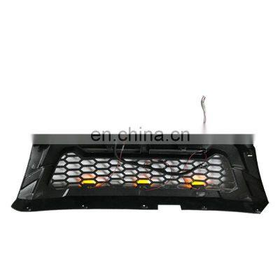 Dongsui High Level Black Front Grille with Lights for Isuzu D-Max