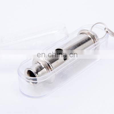 Wholesale Aluminum Outdoor Survival Whistle Football Basketball Sports Emergency Rescue Referee Whistle With Lanyard photo-4