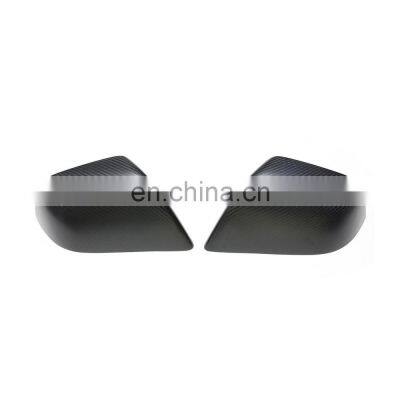 Matte Carbon Fiber Side Door Mirror Caps for Tesla Model 3 2016-2019