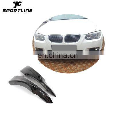 Carbon Fiber E92 M TECH Car Front Bumper Lip Kits Splitter For BMW E92 P style